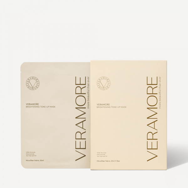 Маска для лица выравнивающая тонизирующая VERAMORE Brightening Tone-Up Mask, 25 мл Маска для лица выравнивающая тонизирующая VERAMORE Brightening Tone-Up Mask, 25 мл